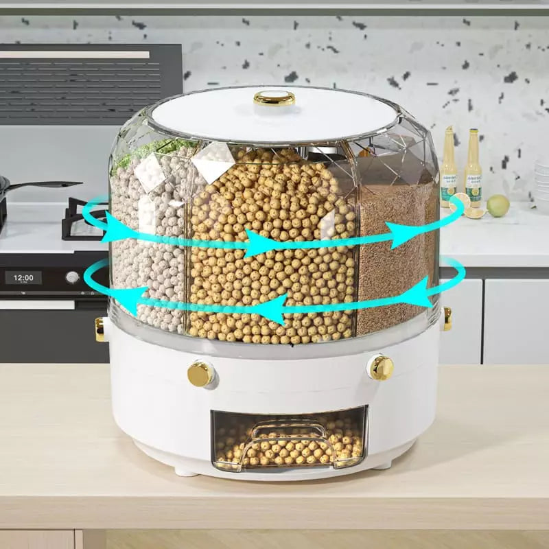 Dispensador Porta Alimentos e Cereais Giratório BenitiHouse