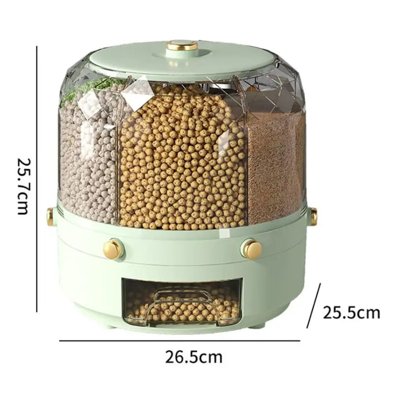Dispensador Porta Alimentos e Cereais Giratório BenitiHouse
